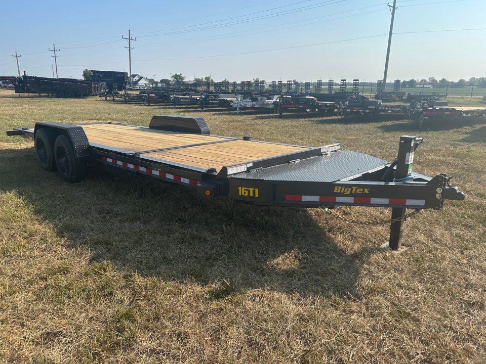 New 2027 Big Tex 83x22 Tandem 17.5K I-Beam Gravity Tilt w/ 6' Stationary Deck