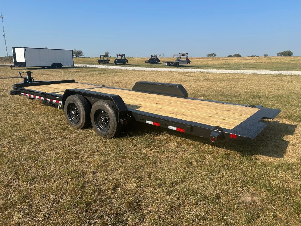 New 2027 Big Tex 83x22 Tandem 17.5K I-Beam Gravity Tilt w/ 6' Stationary Deck