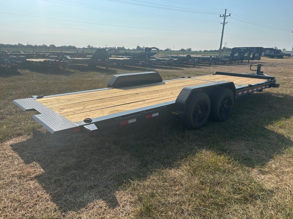 New 2027 Big Tex 83x22 Tandem 17.5K I-Beam Gravity Tilt w/ 6' Stationary Deck