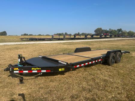 New 2027 Big Tex 83x22 Tandem 17.5K I-Beam Gravity Tilt w/ 6' Stationary Deck
