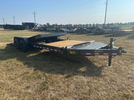 New 2027 Big Tex 83x22 Tandem 17.5K I-Beam Gravity Tilt w/ 6' Stationary Deck