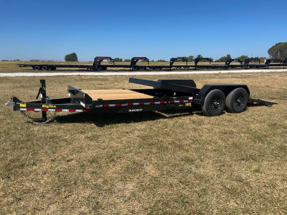 New 2027 Big Tex 83x22 Tandem 14K Gravity Tilt w/ 6' Stationary Deck