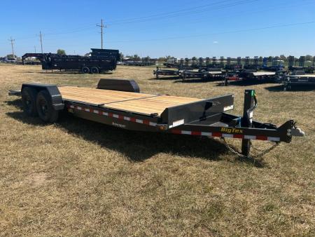New 2027 Big Tex 83x22 Tandem 14K Gravity Tilt w/ 6' Stationary Deck