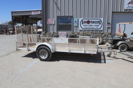 Used 2000 Carson Trailer 6'X12' Angle Iron Utility Trailer