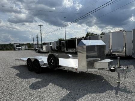 New Aluma 8220 Heavy Anniversary Tilt Tandem Axle Electric Brake Front Rail STD 5K RTD 15" Aluminum Wheels
