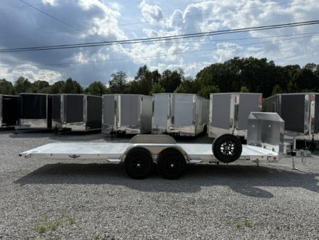 New Aluma 8220 Heavy Anniversary Tilt Tandem Axle Electric Brake Front Rail STD 5K RTD 15" Aluminum Wheels