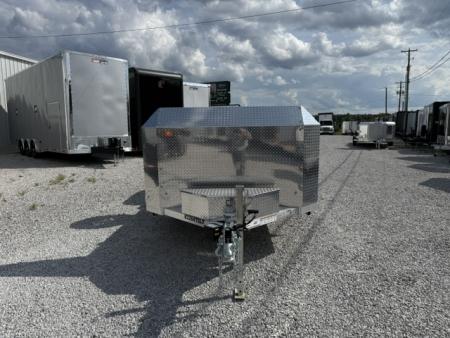 New Aluma 8220 Heavy Anniversary Tilt Tandem Axle Electric Brake Front Rail STD 5K RTD 15" Aluminum Wheels
