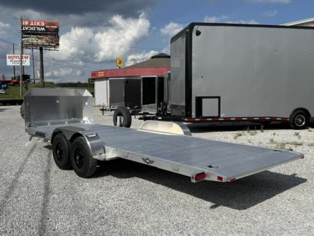 New Aluma 8220 Heavy Anniversary Tilt Tandem Axle Electric Brake Front Rail STD 5K RTD 15" Aluminum Wheels