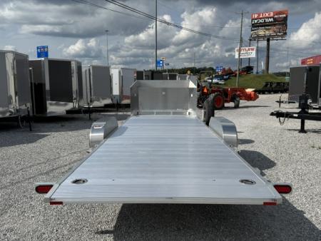 New Aluma 8220 Heavy Anniversary Tilt Tandem Axle Electric Brake Front Rail STD 5K RTD 15" Aluminum Wheels