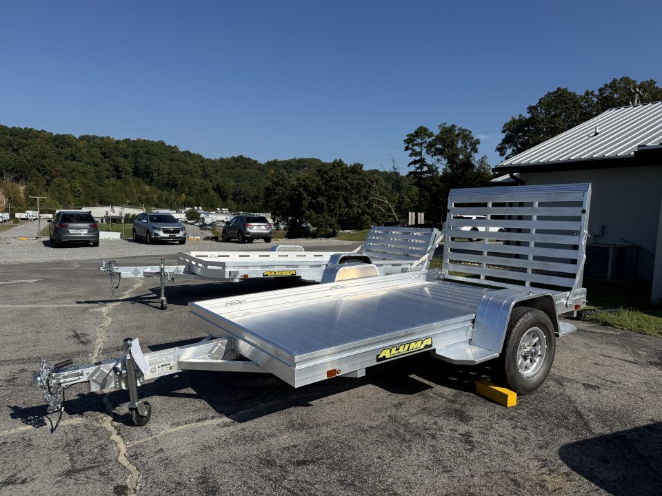 New 2027 Aluma 6810H-S-TG Utility Trailer