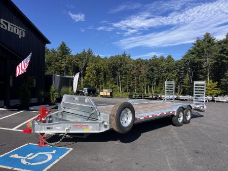 New 2027 Triumph Galvanized 102x24 Drive Over Fender/ Equipment Trailer/ I beam frame - 14,000GVW
