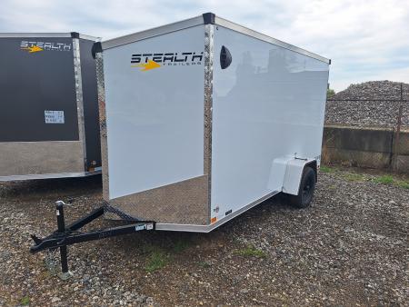 New 2027 Stealth Trailers Titan 6x12 Cargo / Enclosed Trailer W/ Ramp Door and 6  Extra Height