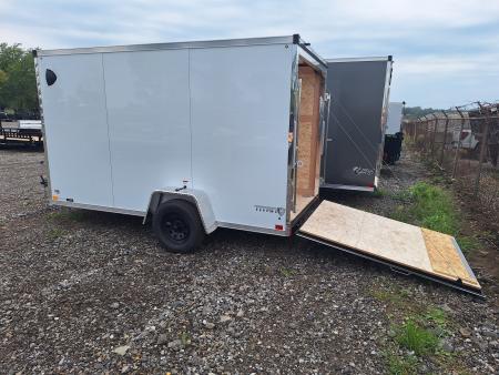 New 2027 Stealth Trailers Titan 6x12 Cargo / Enclosed Trailer W/ Ramp Door and 6" Extra Height