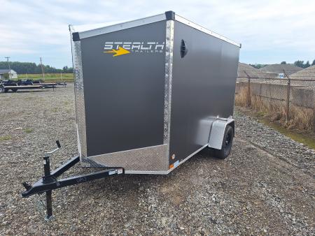 New 6x10 Single Axle Cargo / Enclosed Trailer W/ Ramp Door