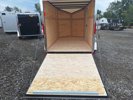 New 6x10 Single Axle Cargo / Enclosed Trailer W/ Ramp Door