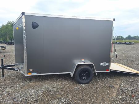 New 6x10 Single Axle Cargo / Enclosed Trailer W/ Ramp Door