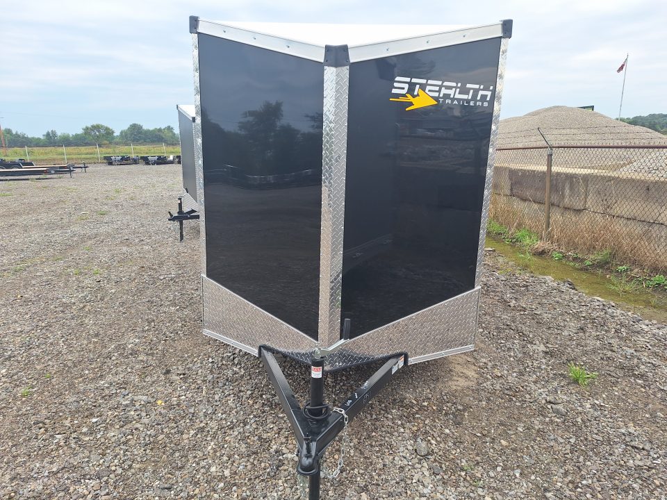 New 6x10 Single Axle Cargo / Enclosed Trailer W/ Ramp Door