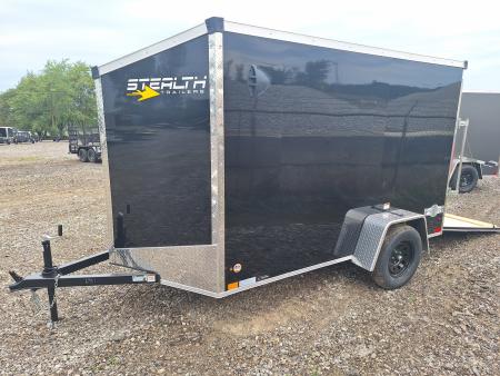 New 6x10 Single Axle Cargo / Enclosed Trailer W/ Ramp Door
