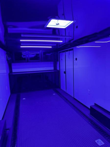New 2027 8.5x28 Race Trailer-Finished Interior-7000LB Triple Torsion-- RECESSED E TRACK-Awning-Double Doors-GEN BOX