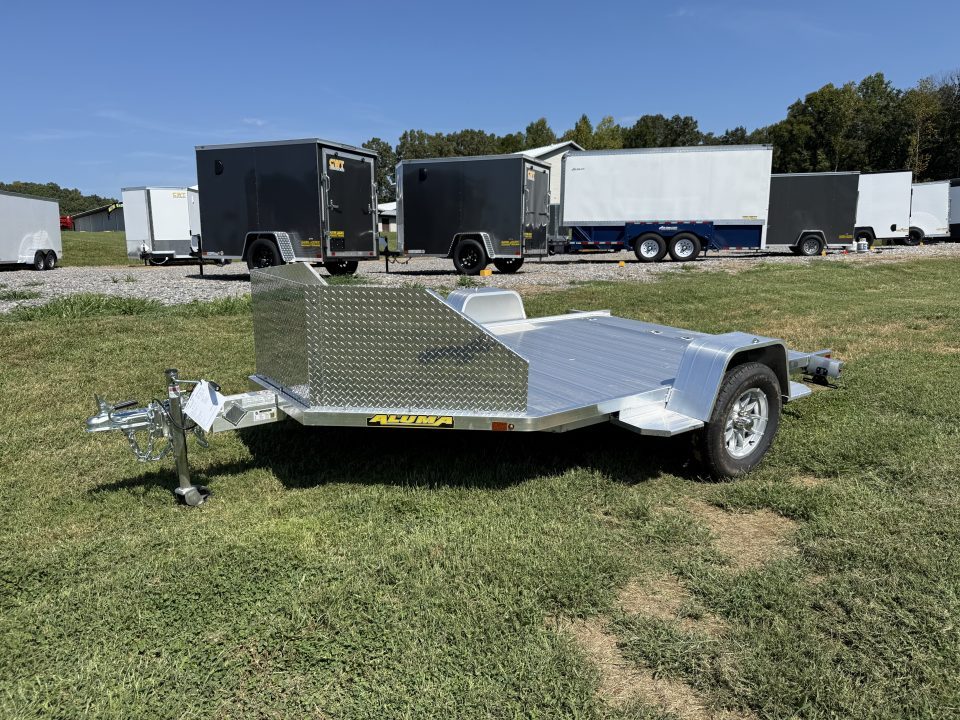 New 2027 Aluma MC210 S-R-RTD Motorcycle Trailer