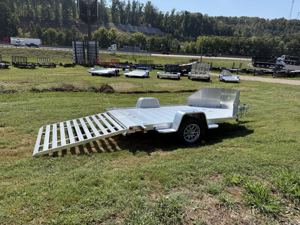 New 2027 Aluma MC210 S-R-RTD Motorcycle Trailer