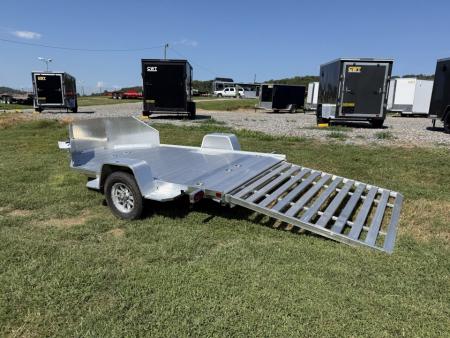 New 2027 Aluma MC210 S-R-RTD Motorcycle Trailer