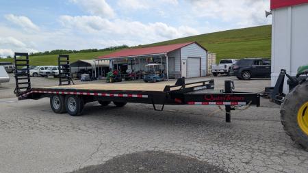 New 2027 Quality 19+4 Pro Deckover Tagalong w/ Pop Up Dove Tail