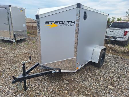 New 2027 Stealth Trailers 5x8 Cargo / Enclosed Trailer W/ Ramp Door and Side Door