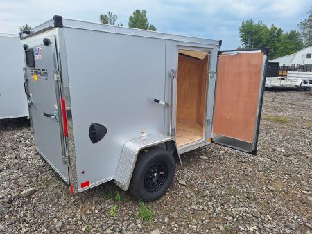 New 2027 Stealth Trailers 5x8 Cargo / Enclosed Trailer W/ Ramp Door and Side Door
