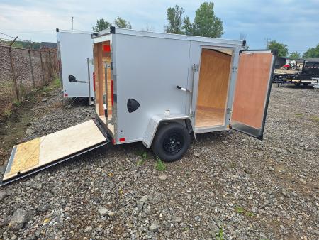 New 2027 Stealth Trailers 5x8 Cargo / Enclosed Trailer W/ Ramp Door and Side Door