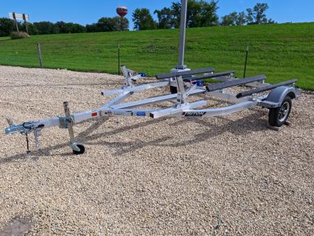 New 2027 Triton Trailers ELITE WCII Aluminum Double PWC with Aluminum Rim Wheels and ST145/R12E Tires- 2990lb. GVWR