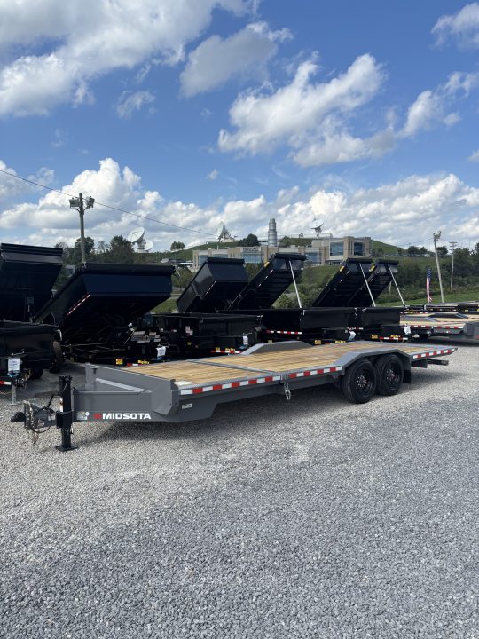 New 2027 Midsota 102x24 (18+6) Wide body- drive over fenders Equipment Trailer