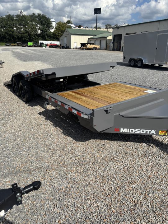 New 2027 Midsota 102x24 (18+6) Wide body- drive over fenders Equipment Trailer