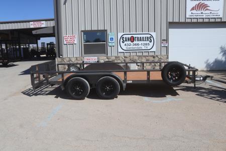 New 2026 Texas Bragg Trailers 83 X16' Pipe Top Utility Trailer