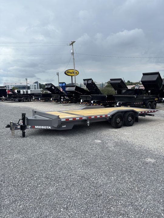 New 2027 Midsota 102'x22 (18+4) Wide Body- drive over fenders Equipment Trailer