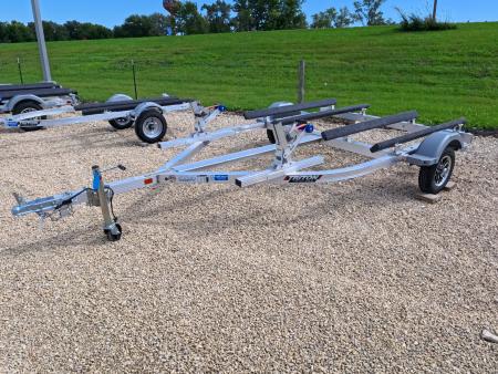 New 2027 Triton Trailers ELITE WCII Aluminum Double PWC with Aluminum Rims and ST145/R12E Tires- 2995 lb. GVWR