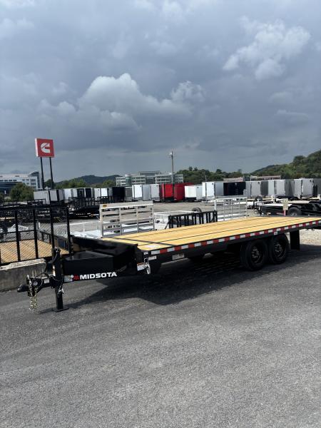 New 2027 Midsota 102'x22 Tilt Bed Deckover Trailer