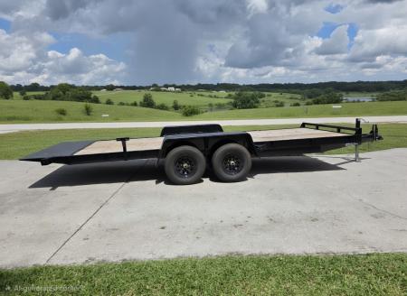 New 2026 Triple Crown Trailers 7x20 10K Hydraulic Power Tilt Tilt Trailer