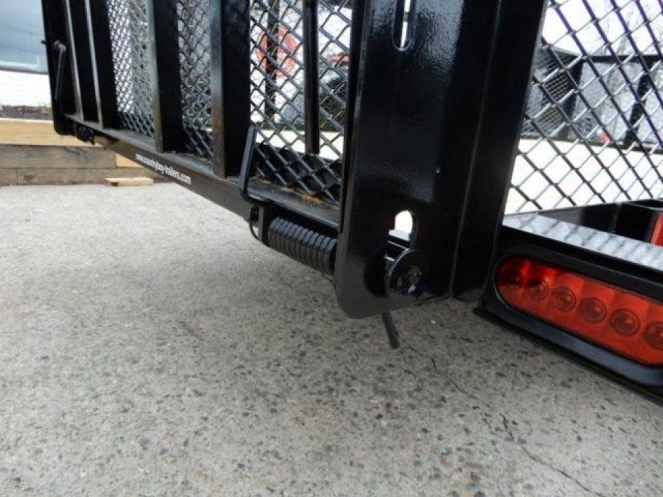 New 2027 Currahee 5x10 Utility, 2' Mesh Sides, Removable Ramp Gate