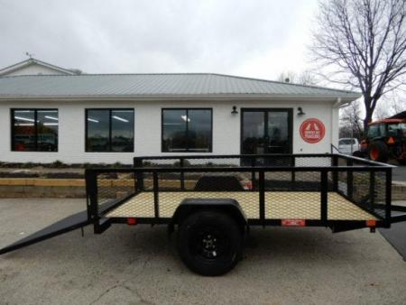 New 2027 Currahee 5x10 Utility, 2' Mesh Sides, Removable Ramp Gate