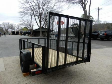 New 2027 Currahee 5x10 Utility, 2' Mesh Sides, Removable Ramp Gate