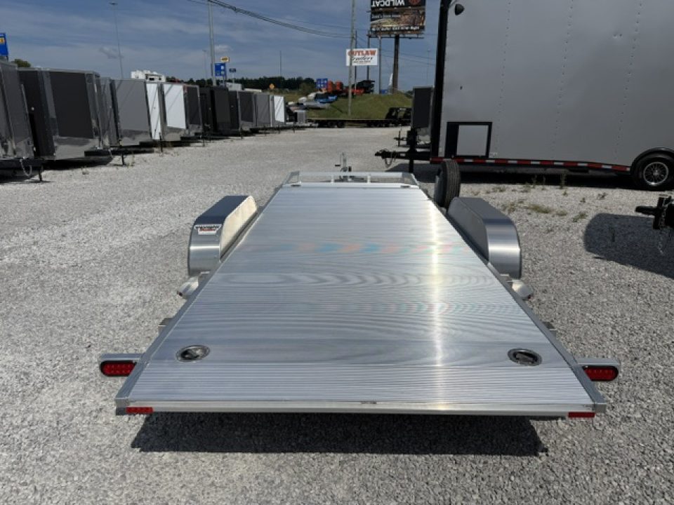 New Aluma 8216 Tilt Tandem Axle Electric Brake Front Rail STD 5K RTD 14" Aluminum Wheels