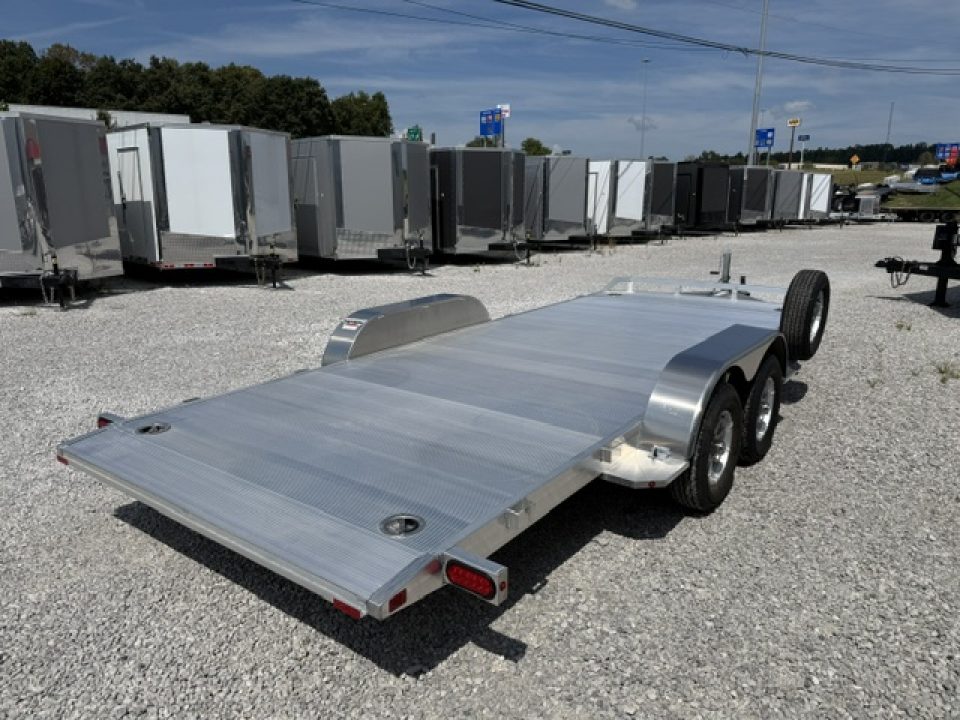 New Aluma 8216 Tilt Tandem Axle Electric Brake Front Rail STD 5K RTD 14" Aluminum Wheels
