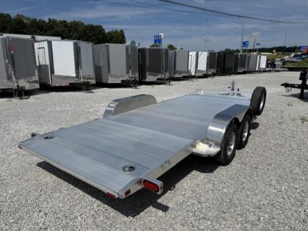 New Aluma 8216 Tilt Tandem Axle Electric Brake Front Rail STD 5K RTD 14" Aluminum Wheels