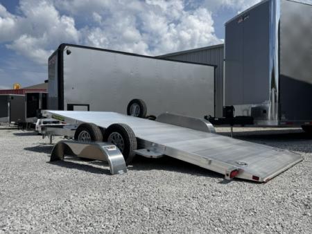 New Aluma 8216 Tilt Tandem Axle Electric Brake Front Rail STD 5K RTD 14  Aluminum Wheels