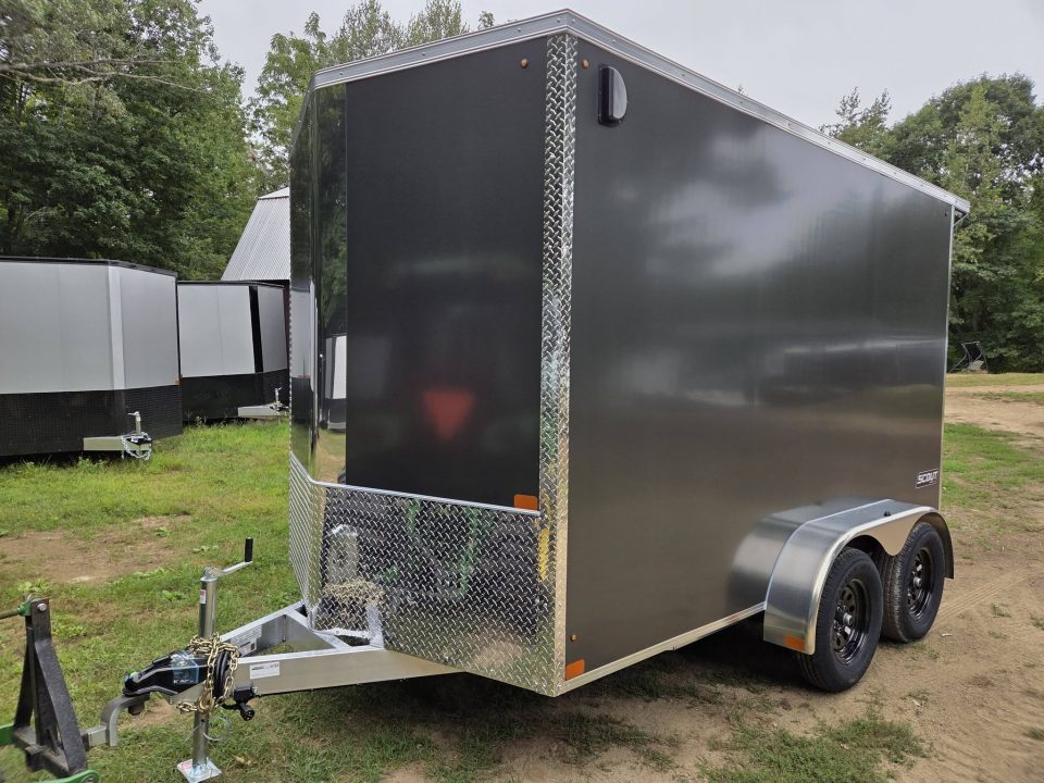 New 2027 Nitro 7X12 dual axle aluminum enclosed cargo trailer rear ramp Cargo / Enclosed Trailer