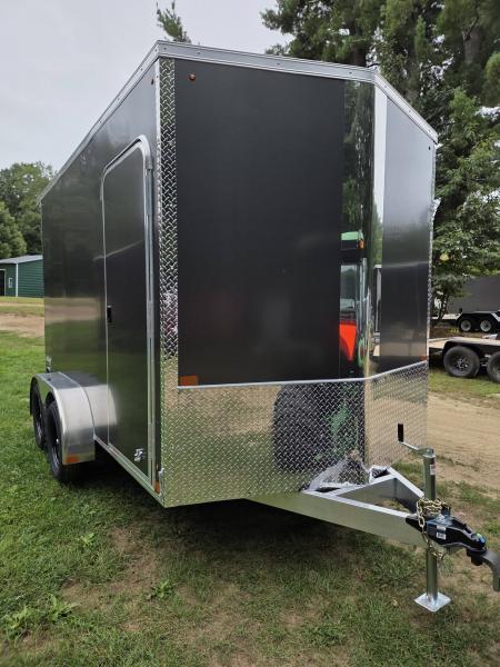 New 2027 Nitro 7X12 dual axle aluminum enclosed cargo trailer rear ramp Cargo / Enclosed Trailer