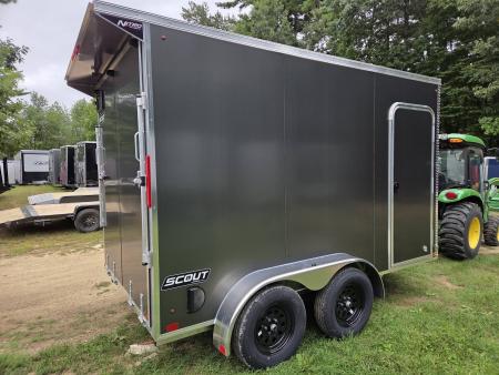 New 2027 Nitro 7X12 dual axle aluminum enclosed cargo trailer rear ramp Cargo / Enclosed Trailer