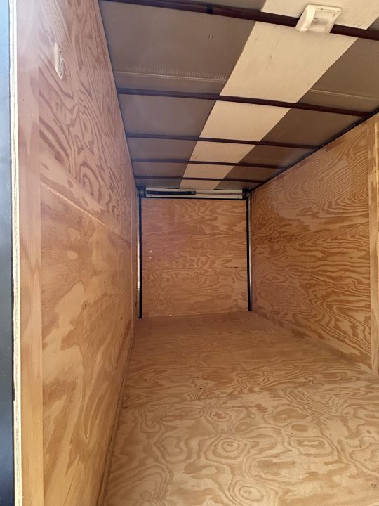 New 2026 Family Trailer 7x16 Tandem Axles Cargo / Enclosed Trailer - Screwless Exterior-Blackout Pkg- Rear Spoiler