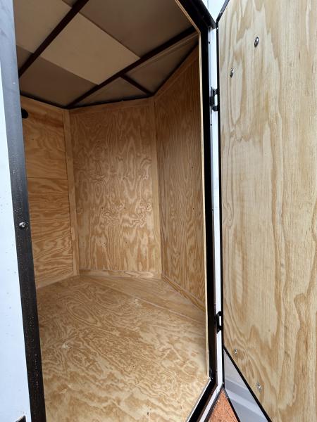 New 2026 Family Trailer 7x16 Tandem Axles Cargo / Enclosed Trailer - Screwless Exterior-Blackout Pkg- Rear Spoiler